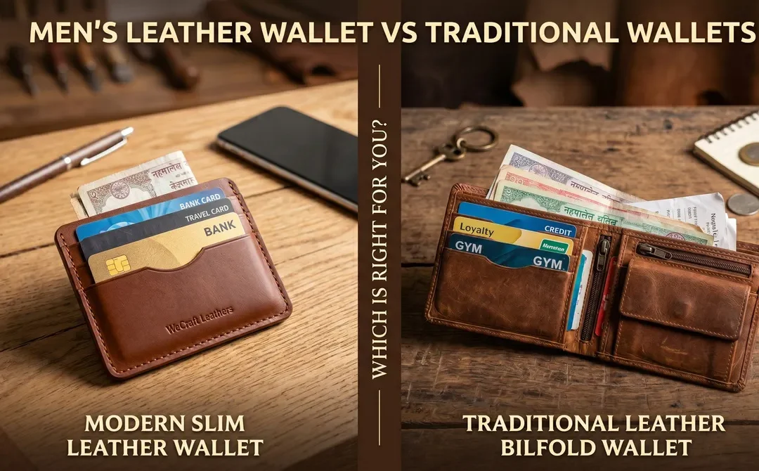 Men’s Leather Wallet vs. Traditional Wallets: Which is Right for You?